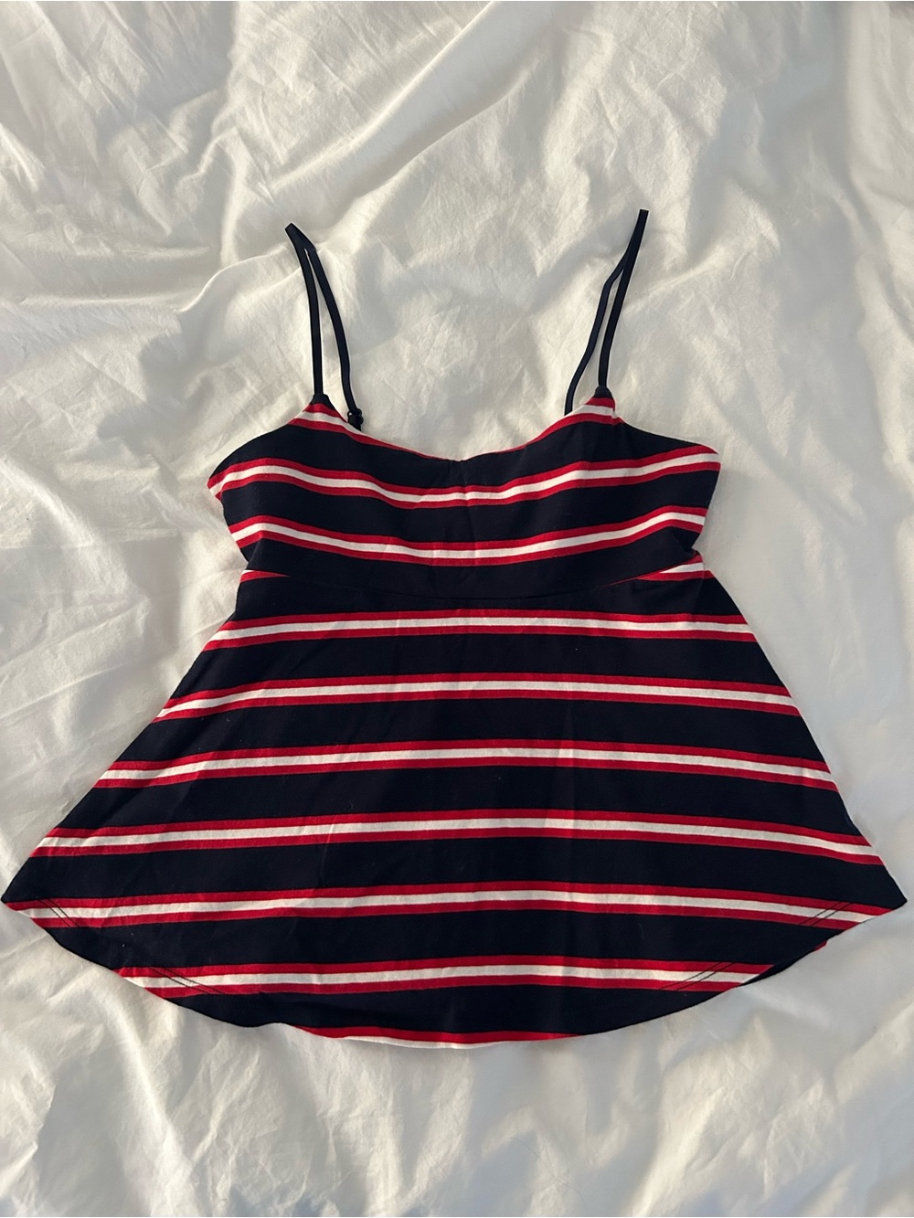 Wild Fable Navy and Red Striped Spaghetti Strap Cami